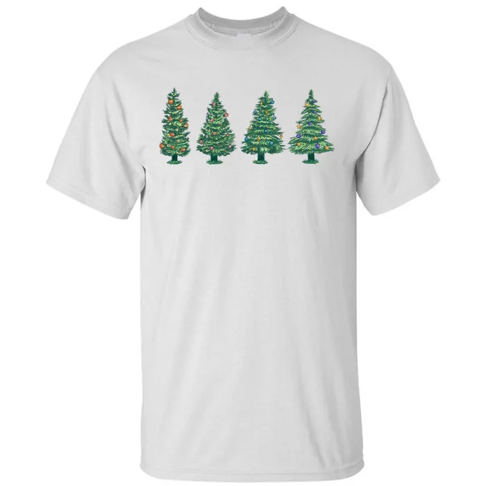 Christmas Trees Holiday Season Tall T-Shirt