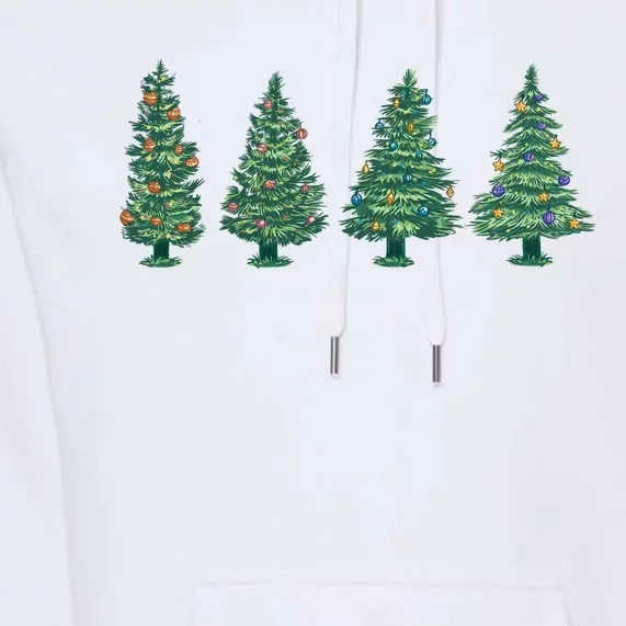 Christmas Trees Holiday Season Premium Hoodie