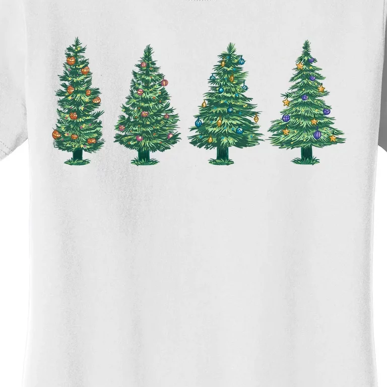 Christmas Trees Holiday Season Women's T-Shirt