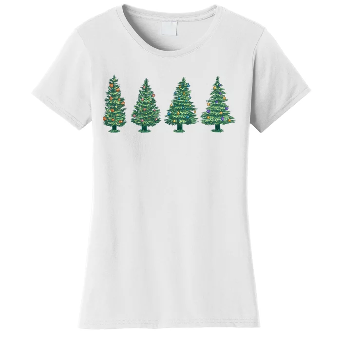 Christmas Trees Holiday Season Women's T-Shirt