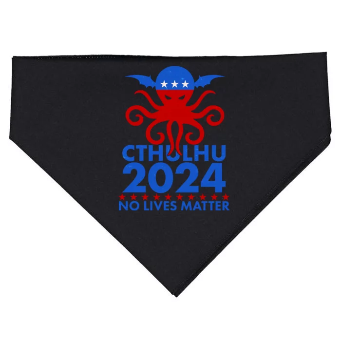 CTHULHU 2024 Election No Lives Matter USA-Made Doggie Bandana