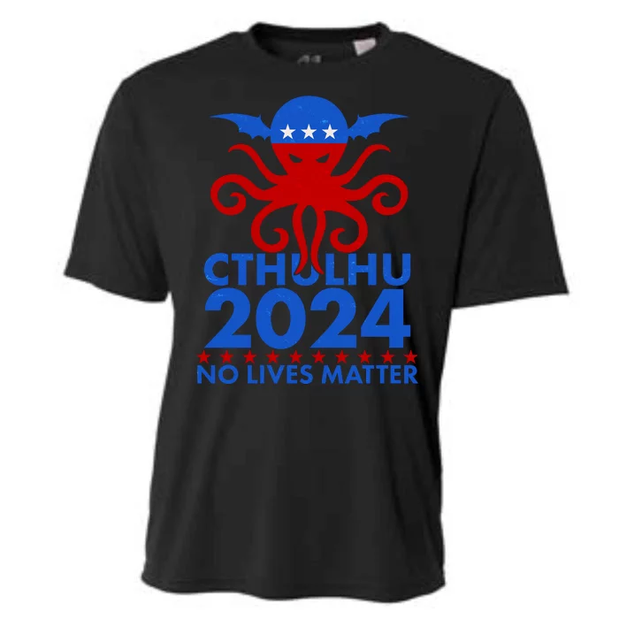 CTHULHU 2024 Election No Lives Matter Cooling Performance Crew T-Shirt