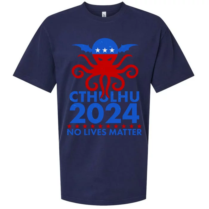 CTHULHU 2024 Election No Lives Matter Sueded Cloud Jersey T-Shirt