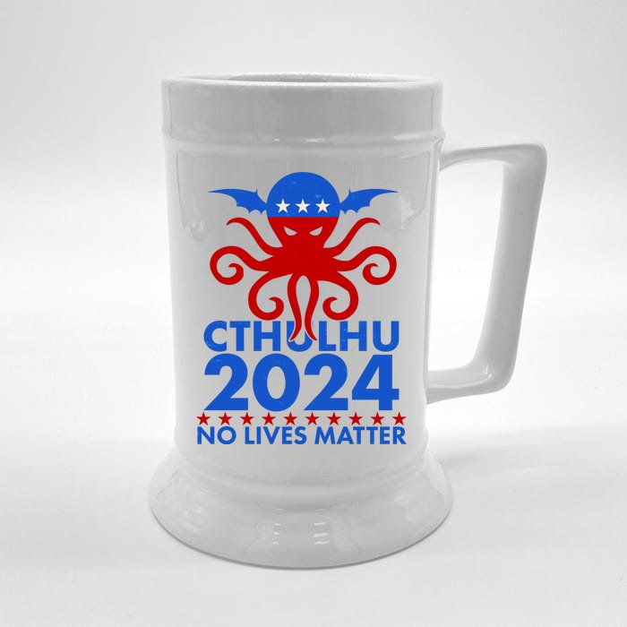 CTHULHU 2024 Election No Lives Matter Front & Back Beer Stein