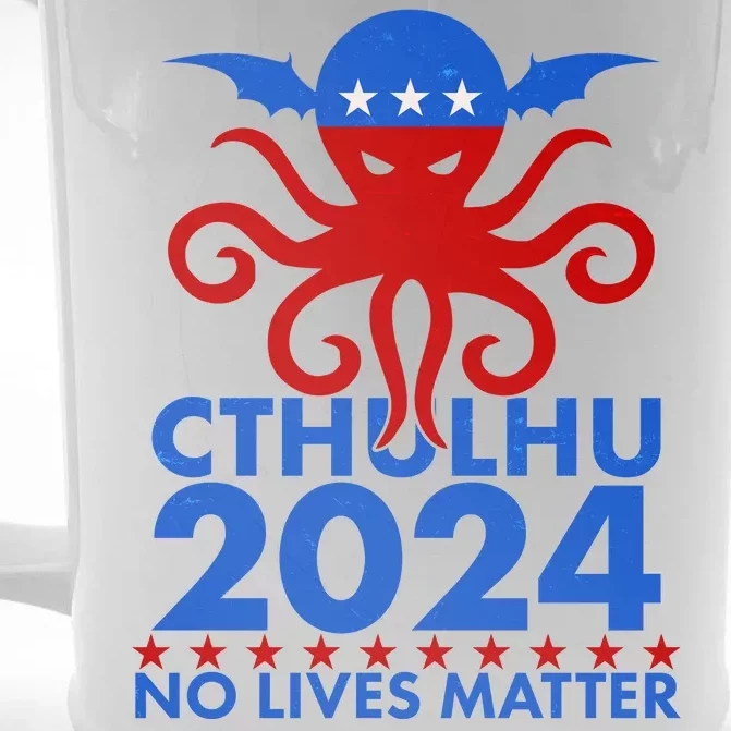 CTHULHU 2024 Election No Lives Matter Front & Back Beer Stein