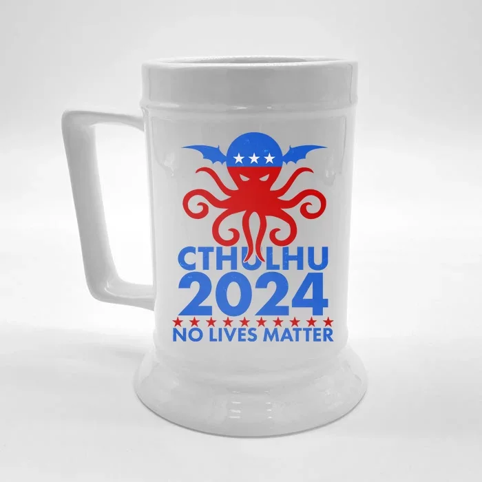 CTHULHU 2024 Election No Lives Matter Front & Back Beer Stein