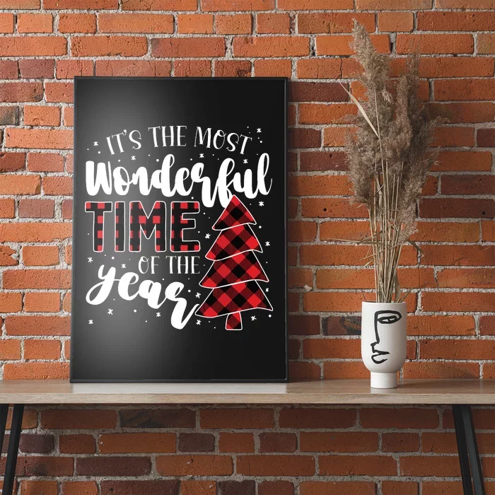 Christmas Trees Its The Most Wonderful Time Of The Year Poster