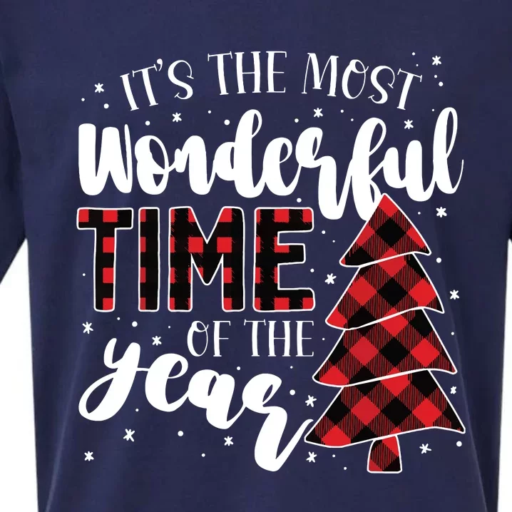 Christmas Trees Its The Most Wonderful Time Of The Year Sueded Cloud Jersey T-Shirt