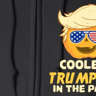 Coolest Trumpkin In The Patch Full Zip Hoodie