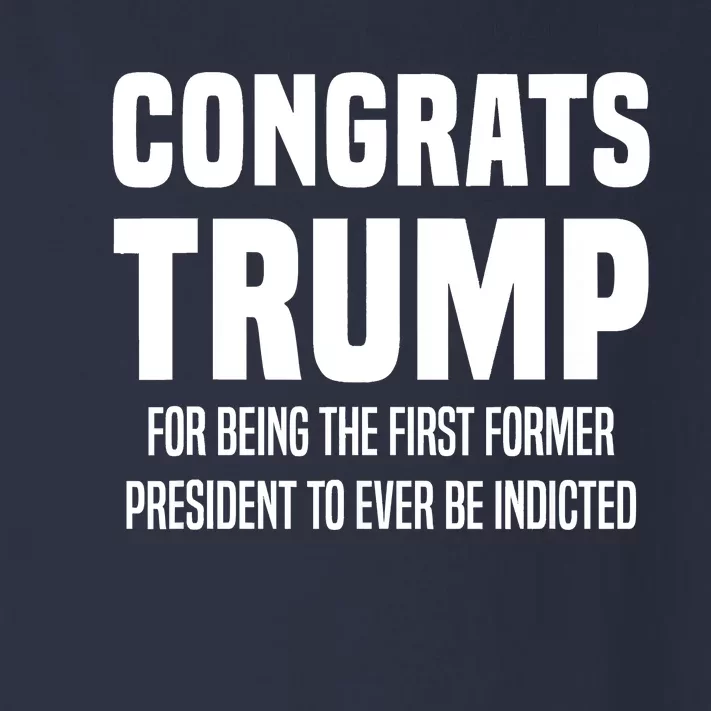 Congrats Trump Indicted Toddler Long Sleeve Shirt