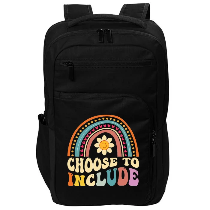 Choose To Include For Autism Teacher Special Education SPED Impact Tech Backpack