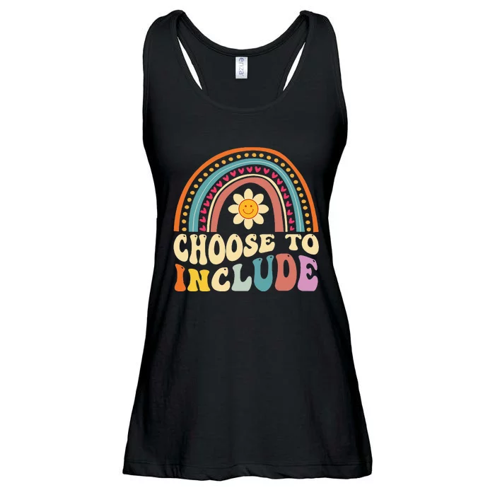 Choose To Include For Autism Teacher Special Education SPED Ladies Essential Flowy Tank