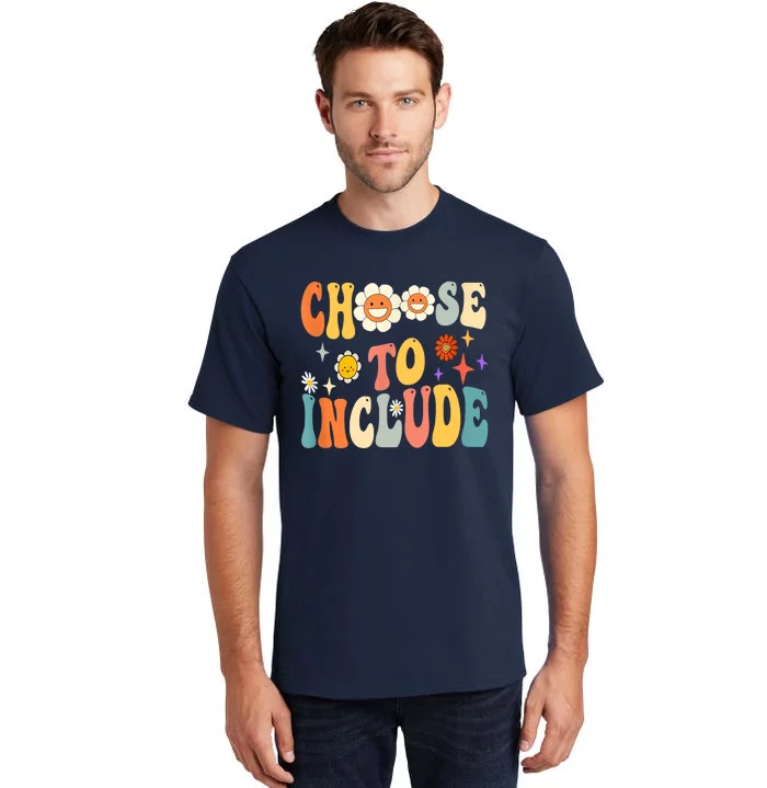 Choose To Include Special Education Teacher Autism Awareness Tall T-Shirt