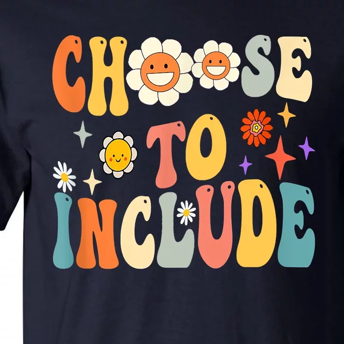 Choose To Include Special Education Teacher Autism Awareness Tall T-Shirt