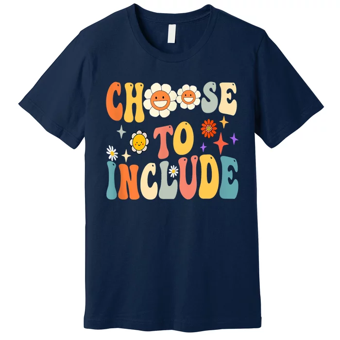 Choose To Include Special Education Teacher Autism Awareness Premium T-Shirt