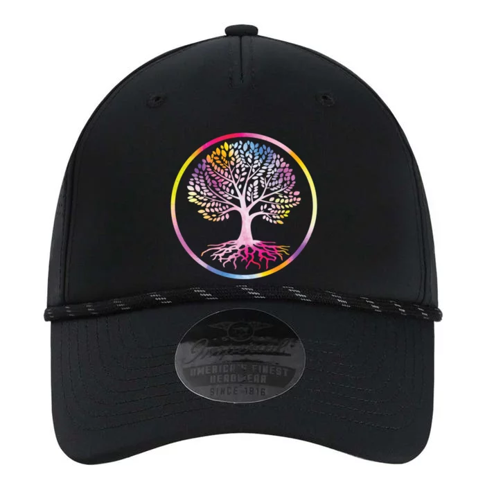 Colorful Tree Inspiration Yoga Graphic Gift Performance The Dyno Cap