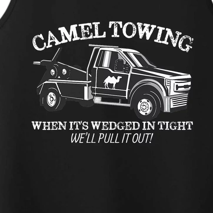 Camel Towing Inappropriate Humor Adult Humor Camel Towing Performance Tank