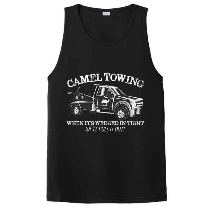 Camel Towing Inappropriate Humor Adult Humor Camel Towing Performance Tank