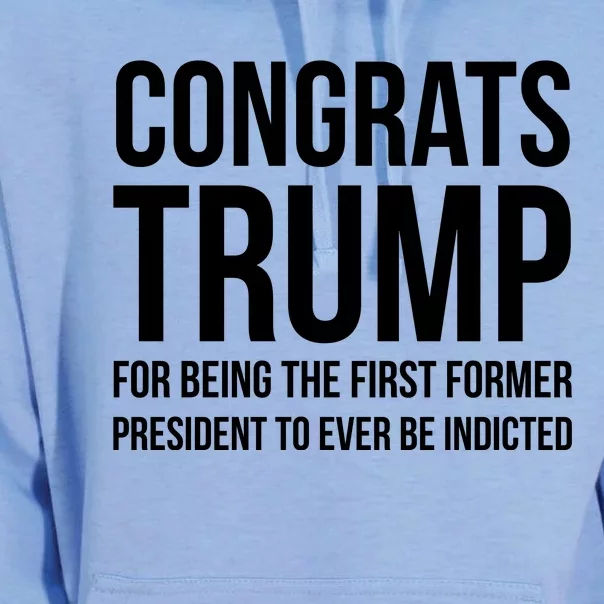 Congrats Trump Indicted Unisex Surf Hoodie