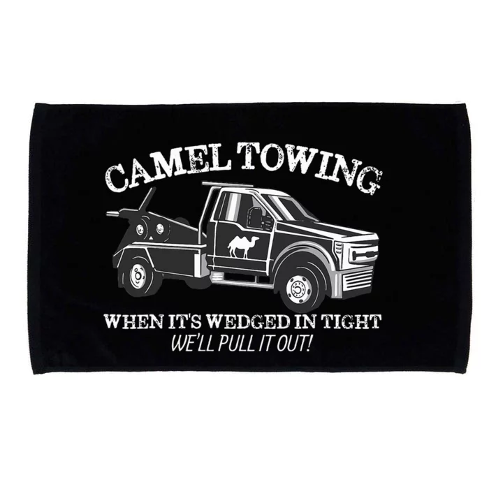 Camel Towing Inappropriate Humor Adult Humor Camel Towing Microfiber Hand Towel