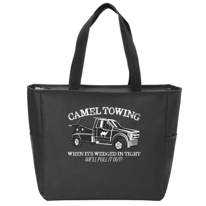 Camel Towing Inappropriate Humor Adult Humor Camel Towing Zip Tote Bag