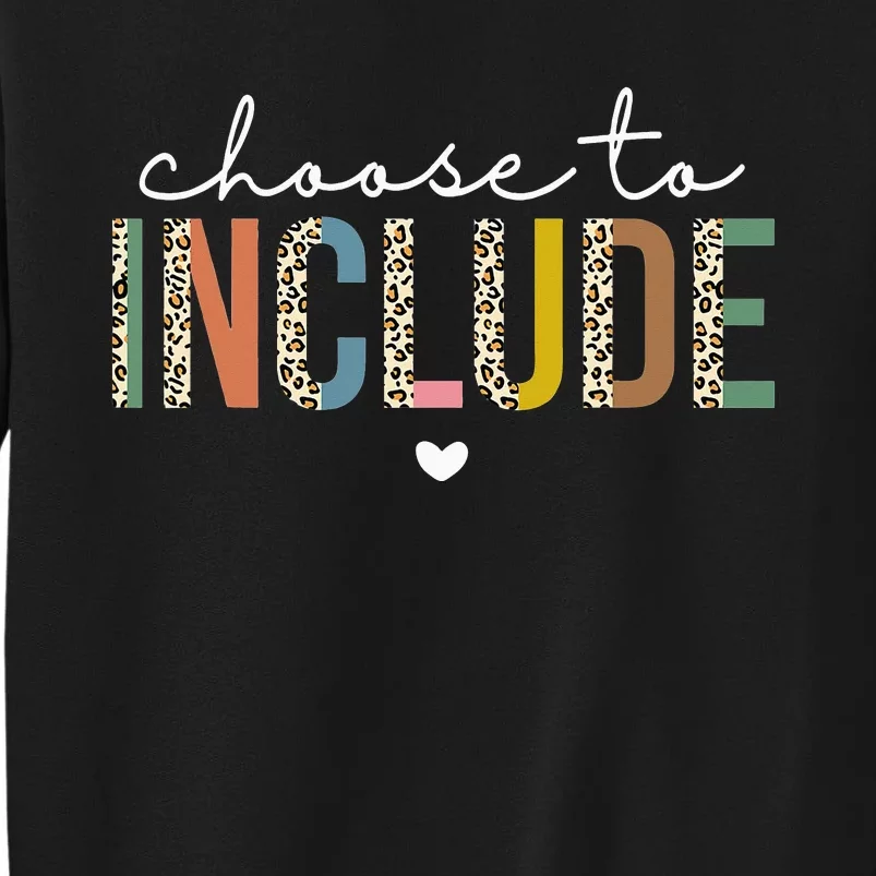 Choose To Include Special Education Teacher Autism Awareness Sweatshirt