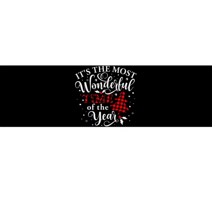 Christmas Trees It's The Most Wonderful Time Of The Year Bumper Sticker