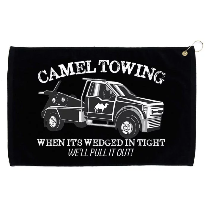 Camel Towing Inappropriate Humor Adult Humor Camel Towing Grommeted Golf Towel