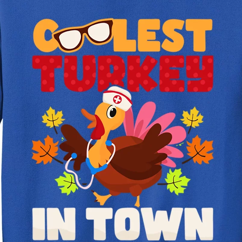 Coolest Turkey In Town Design Great Gift Sweatshirt