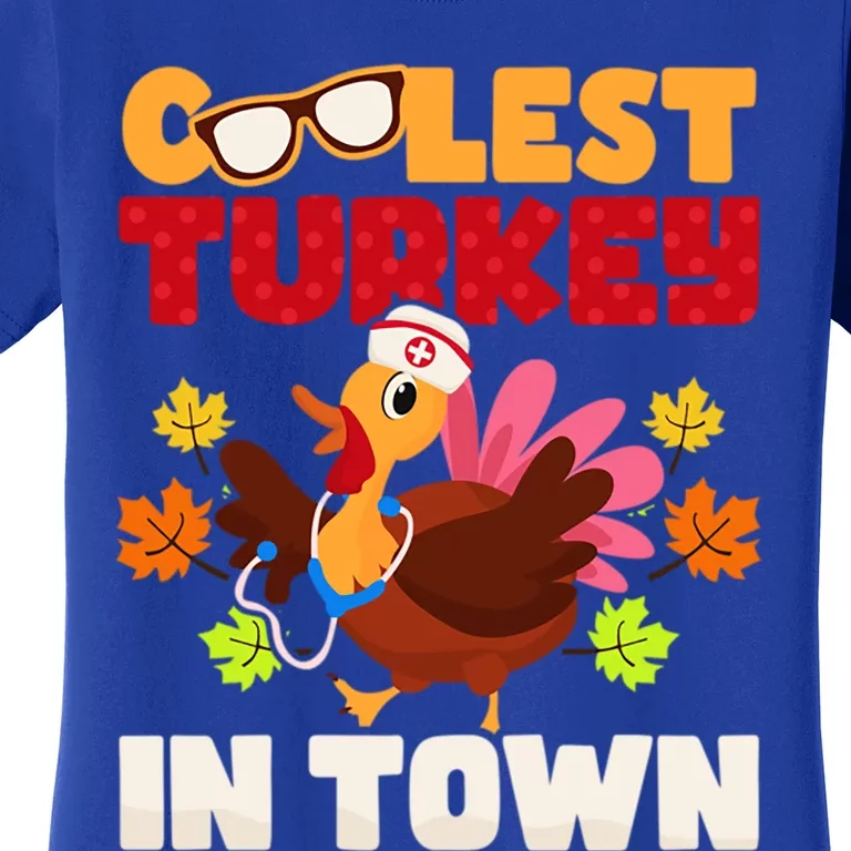 Coolest Turkey In Town Design Great Gift Women's T-Shirt