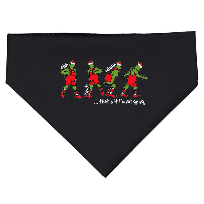 Christmas ThatS It IM Not Going USA-Made Doggie Bandana