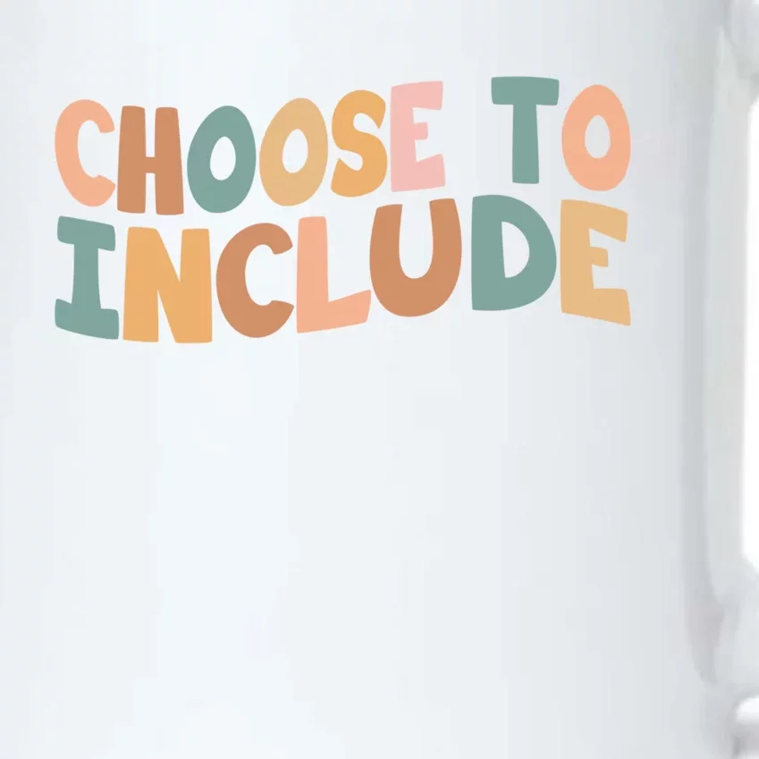 Choose To Include Special Education Teacher Autism Awareness Gift Black Color Changing Mug