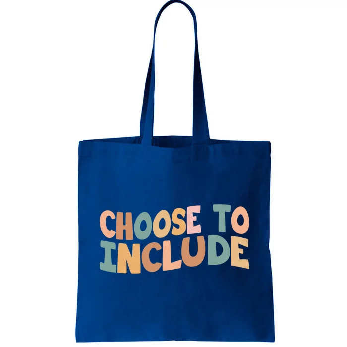 Choose To Include Special Education Teacher Autism Awareness Gift Tote Bag