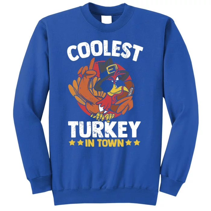 Coolest Turkey In Town Sunglasses Turkey Lover Great Gift Sweatshirt