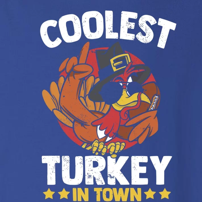 Coolest Turkey In Town Sunglasses Turkey Lover Great Gift Toddler Long Sleeve Shirt