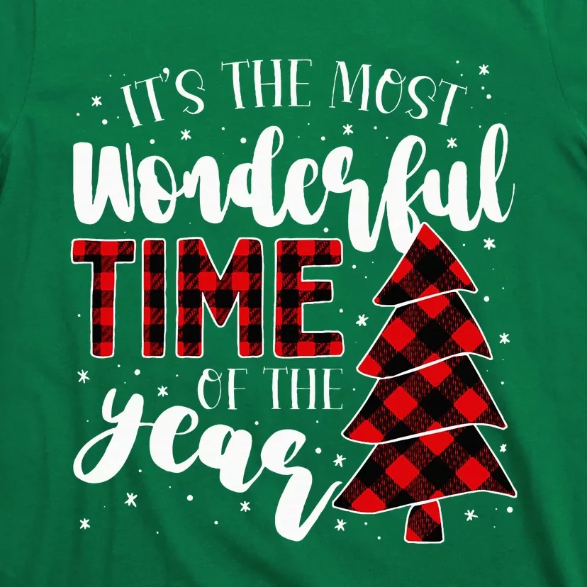 Christmas Trees ItS The Most Wonderful Time Of The Year T-Shirt