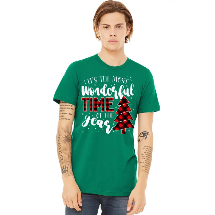 Christmas Trees ItS The Most Wonderful Time Of The Year Premium T-Shirt