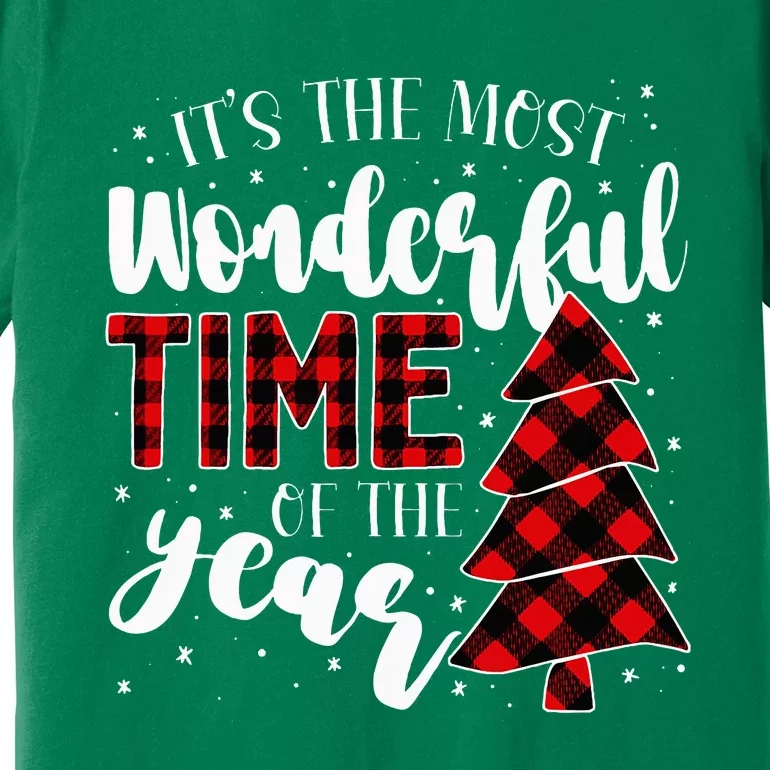 Christmas Trees ItS The Most Wonderful Time Of The Year Premium T-Shirt