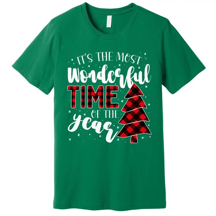 Christmas Trees ItS The Most Wonderful Time Of The Year Premium T-Shirt