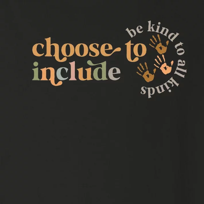 Choose To Include Special Education Teacher Autism Awareness Toddler Long Sleeve Shirt