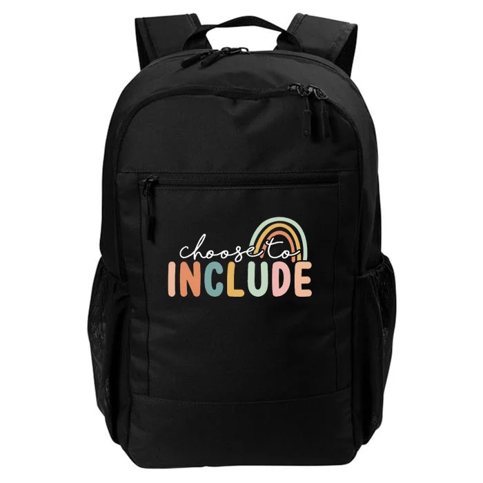 Choose To Include For Autism Teacher Special Education SPED Daily Commute Backpack