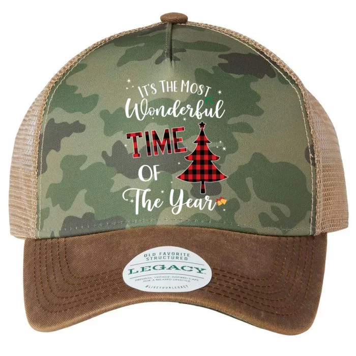 Christmas Trees ItS The Most Wonderful Time Of The Year Gift Legacy Tie Dye Trucker Hat