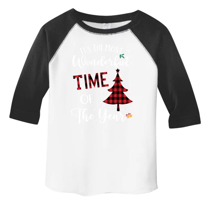 Christmas Trees ItS The Most Wonderful Time Of The Year Gift Toddler Fine Jersey T-Shirt