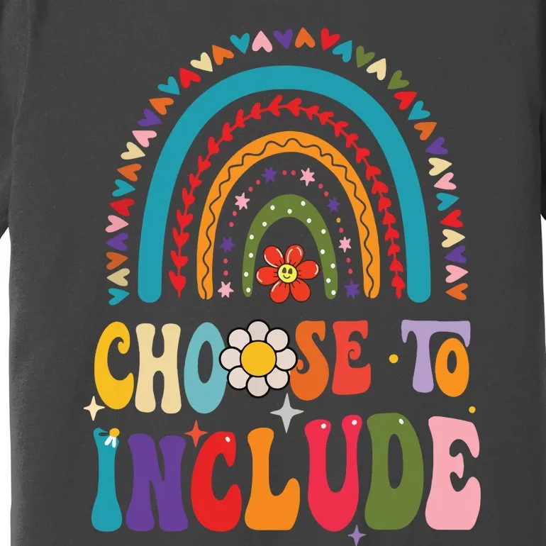 Choose To Include For Autism Teacher Special Education Premium T-Shirt