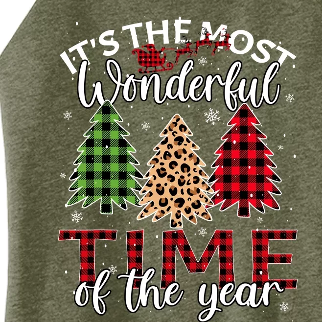 Christmas Trees ItS The Most Wonderful Time Of The Year Women’s Perfect Tri Rocker Tank