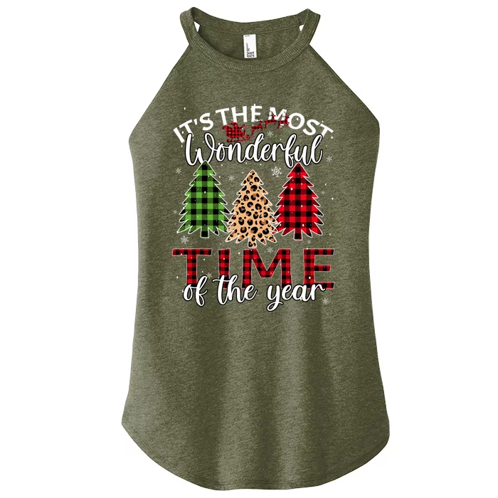 Christmas Trees ItS The Most Wonderful Time Of The Year Women’s Perfect Tri Rocker Tank