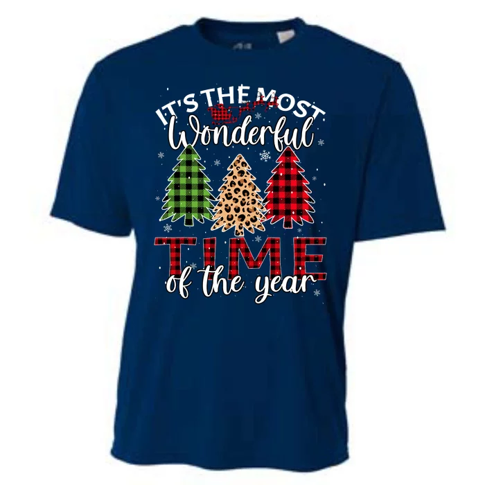 Christmas Trees ItS The Most Wonderful Time Of The Year Cooling Performance Crew T-Shirt