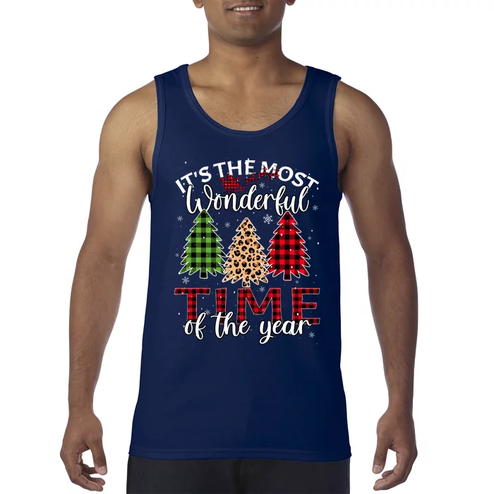 Christmas Trees ItS The Most Wonderful Time Of The Year Tank Top