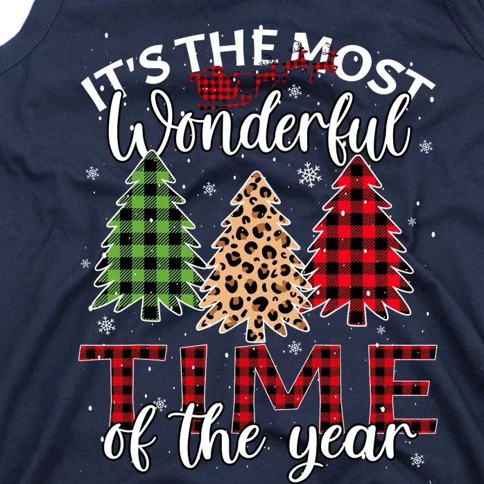 Christmas Trees ItS The Most Wonderful Time Of The Year Tank Top