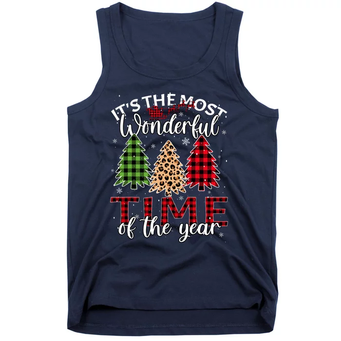 Christmas Trees ItS The Most Wonderful Time Of The Year Tank Top